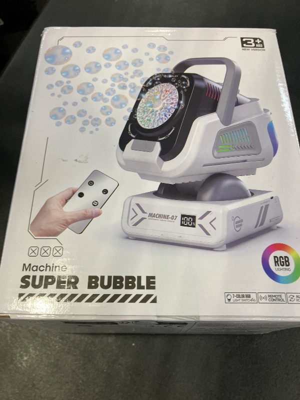 Photo 1 of Belemar Upgraded Bubble Machine Outdoor Toys for Kids & Wedding Party