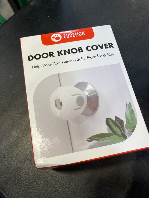 View 2 of Mom's Choice Gold Awards Winner - EUDEMON 4 Pack Baby Safety Door Knob Covers Door Knob Locks(not Suit for All Door knobs)