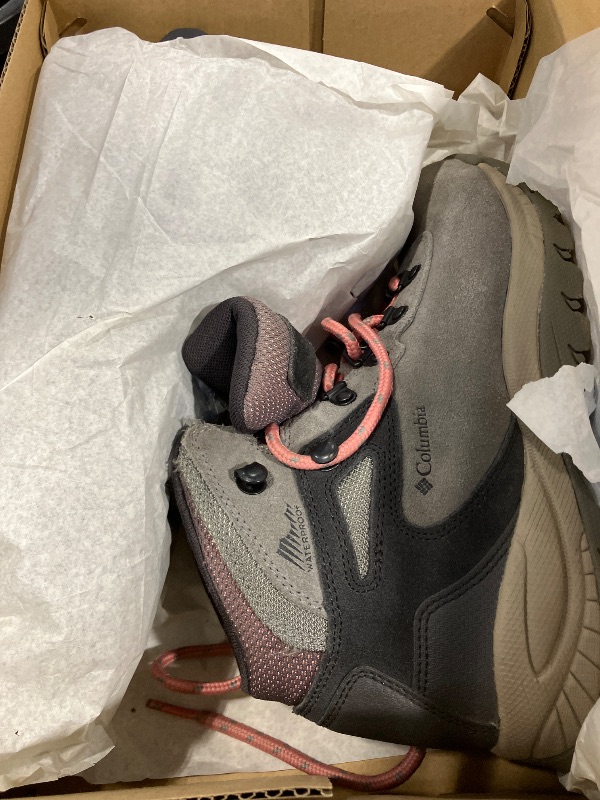 Photo 1 of Columbia Womens Newton Ridge Plus Waterproof Amped, Stratus/Canyon Rose, 6.5