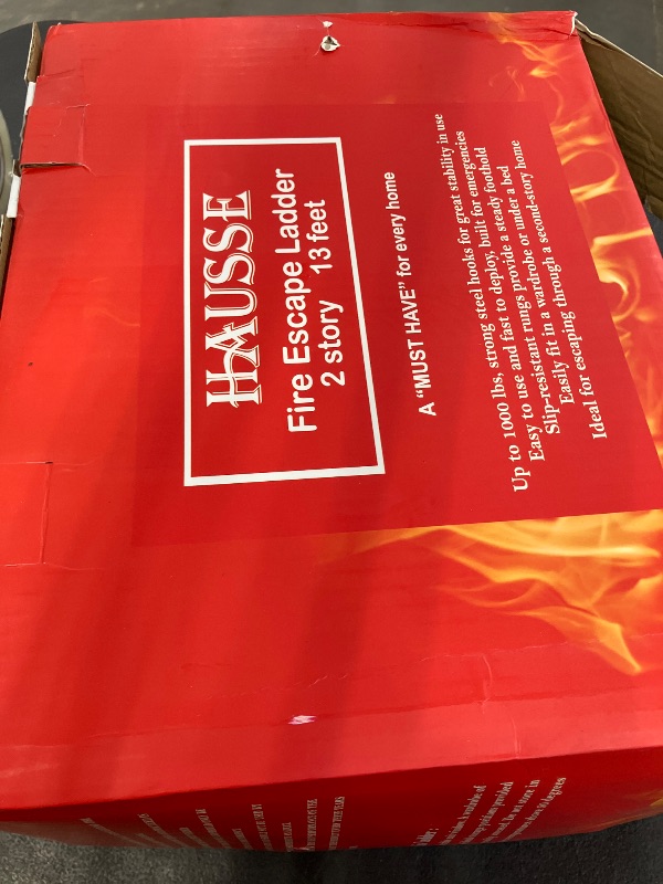 Photo 1 of Hausse Retractable 2 Story Fire Escape Ladder, 13 Feet