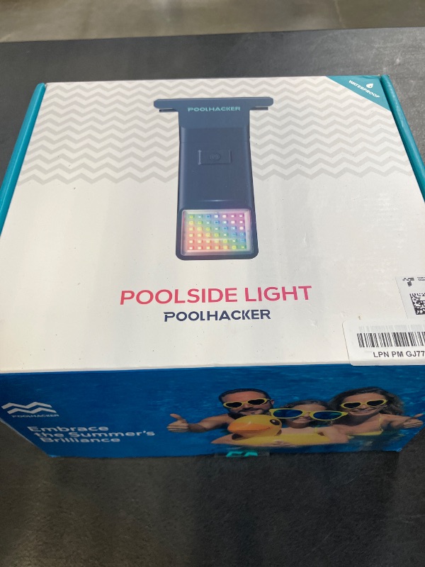 Photo 1 of Solar Pool Lights for Inground & Above Ground Pool, 10-Color 4-Mode LED Pool Lights, Underwater Swimming Pool Lights with Timer, Submersible Pool Lights with Remote, Waterproof Design (Black, 1 Pack)
