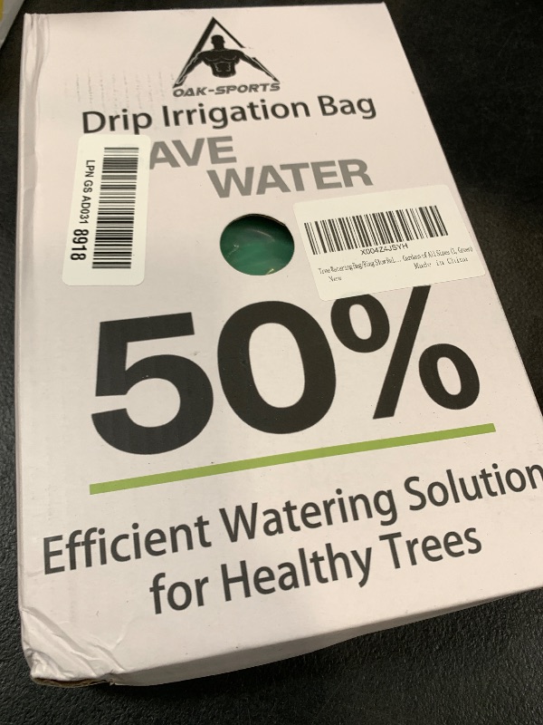 Photo 1 of Tree Watering Bag/Ring Slow Release 19 Gallon, Tree Bags for Watering Equipped with Two Low Filling Pipes Deep Root Drip Irrigation Watering for Trees, Plants, and Gardens of All Sizes (1, Green)