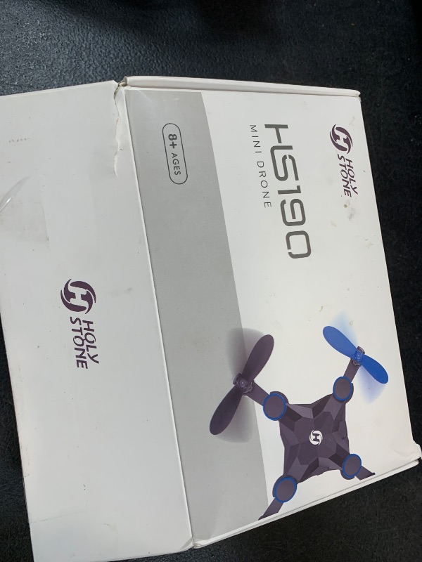 Photo 1 of Holy Stone HS190 Foldable Mini Drone for Kids Beginners, RC Nano Quadcopter with Altitude Hold, 3D Flips, High Speeds Rotation, Headless Mode, Throw to Go, One Key Return, Great Gift Toys for Boys and Girls, Blue