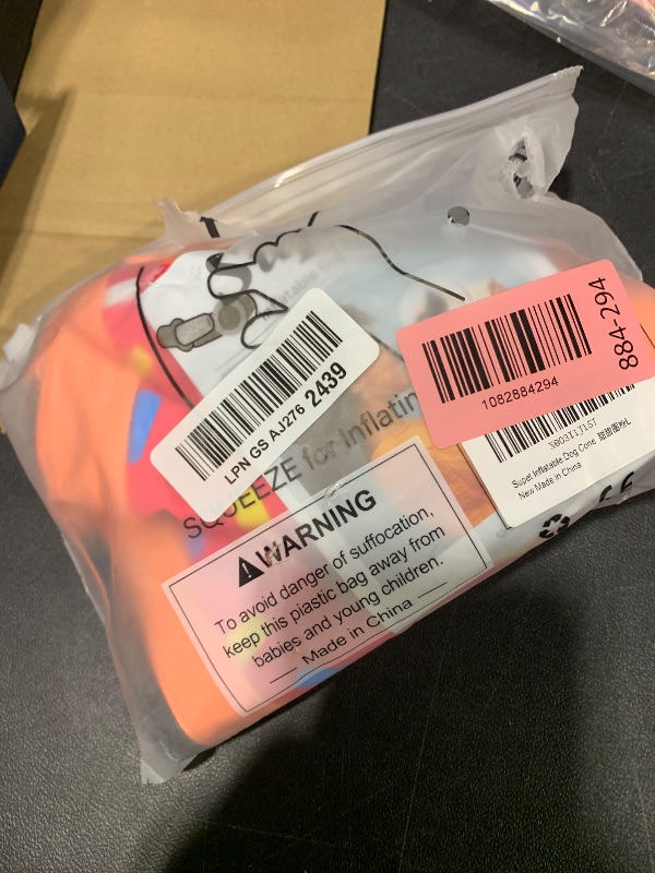 Photo 1 of Supet Inflatable Dog Cone Collar Alternative After Surgery, Doggie Neck Donut Collar Recovery ECollar, Soft Dog Cone for Small Medium Large Dogs