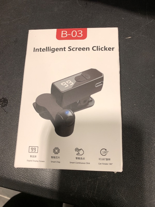 Photo 1 of Wireless Auto Clicker for iPhone, iPad & Android – Rechargeable Screen Tapper for TikTok, Live Streams, Likes, Games & Repetitive Tasks – 107 Adjustable Speeds for Social Media (Black, 2 Pack)