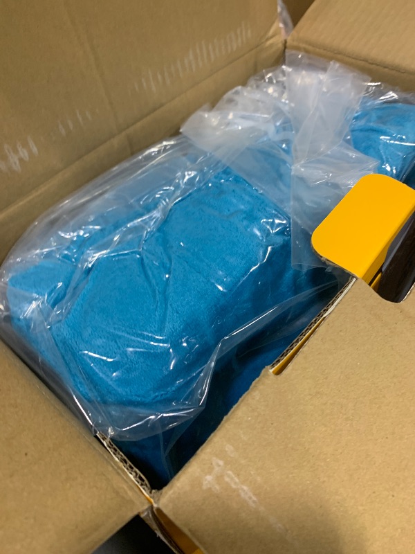 Photo 1 of WOOMER Electric Heated Blanket Queen Size, Soft Flannel Fast Heating Blanket, Teal Color, 84"x 90", 10 Heating Levels & 0.5-12H Auto Off, Over-Heat Protection