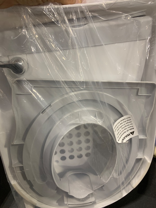 Photo 1 of Jool Baby Real Feel 2-in-1 Potty with Wipes Storage, Flushing Sounds & Disposable Liners - Realistic Toilet - Easy to Clean & Assemble (Gray)