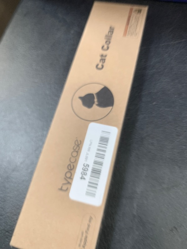 Photo 1 of Cat Tracker Collar Waterproof Airtag Cat Collar with Finder Tag (iOS ONLY Not for Android Devices), Compatible with Apple Find My, Breakaway Tractive with Reflective Pattern & Bell, Black, 8-12"