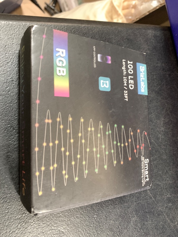 Photo 1 of BrizLabs Smart RGB Fairy Lights, 33 ft 100 LED Compatible with Alexa/Google Home