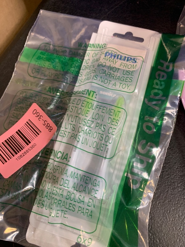 Photo 1 of Philips Sonicare One Genuine Replacement Brush Heads, 2-Pack, Mint Blue