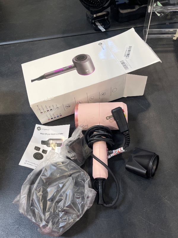 View 2 of Slopehill Professional Ionic Hair Dryer - 1800W, Pink/Rose Gold