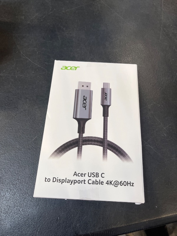 Photo 1 of Acer USB C to Display Port Cable 6.6 FT
