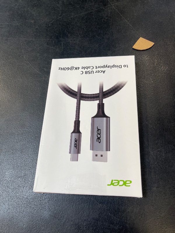 Photo 1 of Acer USB C to Display Port Cable 6.6 FT