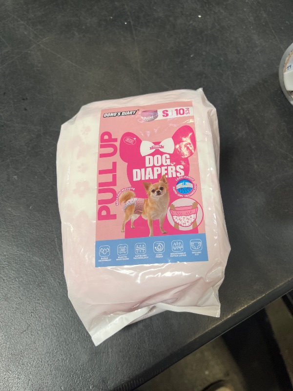 Photo 1 of Dono Pull-Up Female Dog Diapers (S, 10 Pcs)