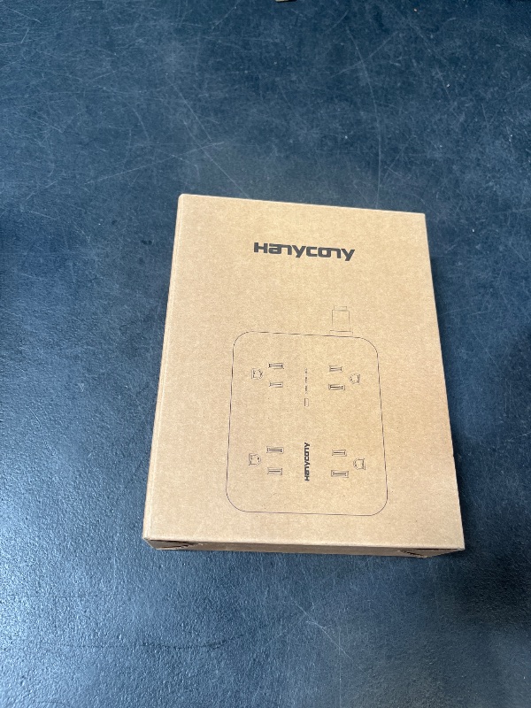 Photo 1 of HANYCONY Surge Protector Power Strip, 12-Outlet, 2 USB-C, 5 Ft Cord