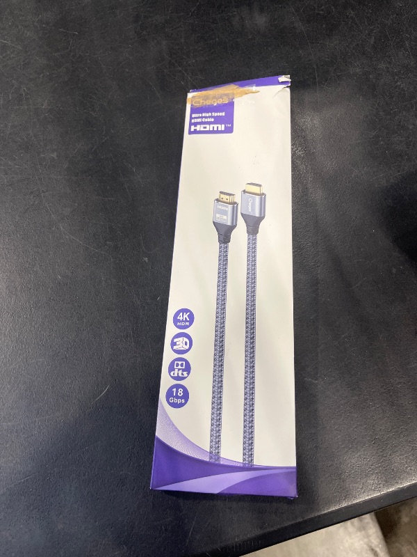 Photo 1 of Cheges HDMI 2.0 Cable, 20 ft, 4K 60Hz, 18Gbps