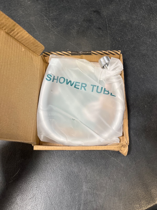 Photo 1 of Jasya 15 Inches Silver Silicone Shower Hose Extra Short Replacement