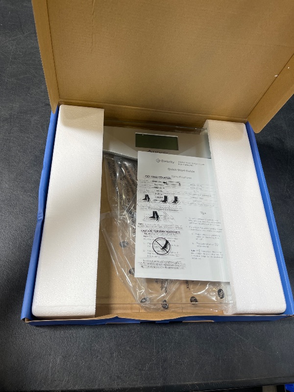 Photo 1 of Etekcity Digital Body Weight Scale, 400 lbs, Silver