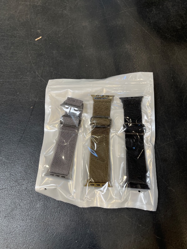 Photo 1 of DaQin Stretchy Solo Loop Apple Watch Bands (3-Pack)