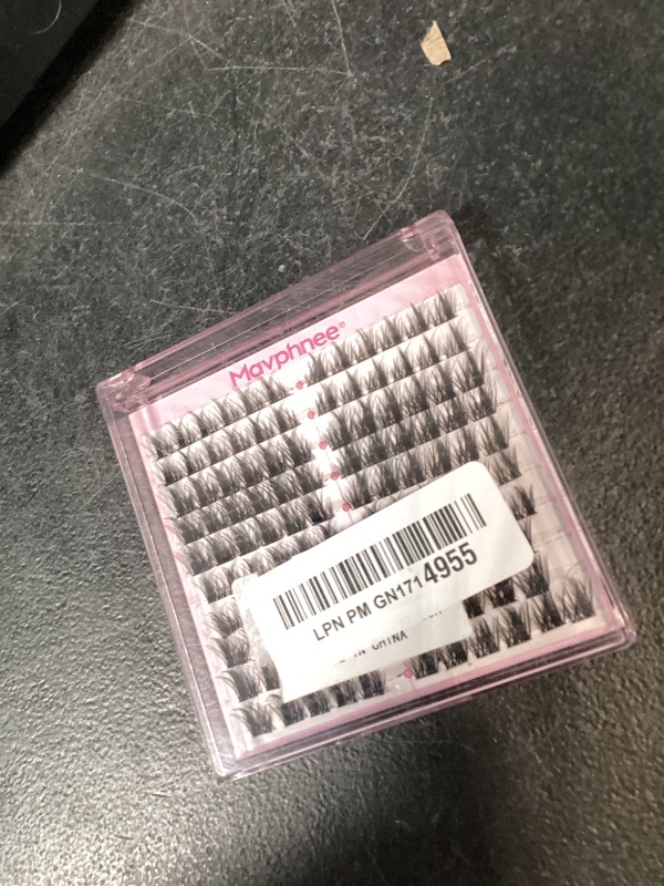 Photo 1 of Natural Lash Clusters Spiky Eyelash Extensions Wispy Individual Lashes Manga Eyelash Individuals 120 Pcs CC-Curly Cluster Eyelash Extensions 10-16MM Mixed DIY Lash Extensions by Mavphnee