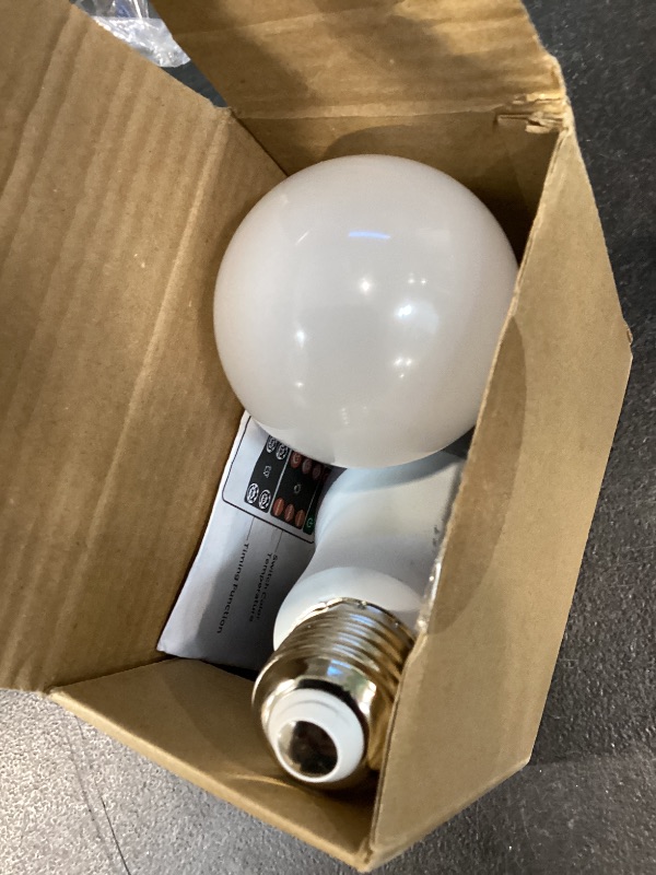 Photo 1 of JandCase A19 LED Light Bulbs with Remote Control, 3 Color, Dimmable, Timer