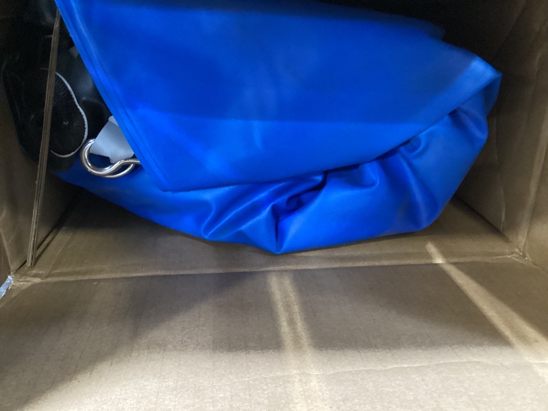 Photo 1 of Sunlite Sports 2 Person River Tube with UV Blocking Canopy - Sun Protection Double Water Float for Lake, River, Pool, Heavy Duty PVC, 2 Drink Holders, Easy Inflation