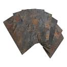 Photo 1 of AULIGET 20 Pieces Rust Slate Peel and Stick Backsplash Wall Tiles, 3" x 6" PVC Faux Stone Stick on Tiles for Backsplash Kitchen, Bathroom, Laundry Room, Camper, Fireplace