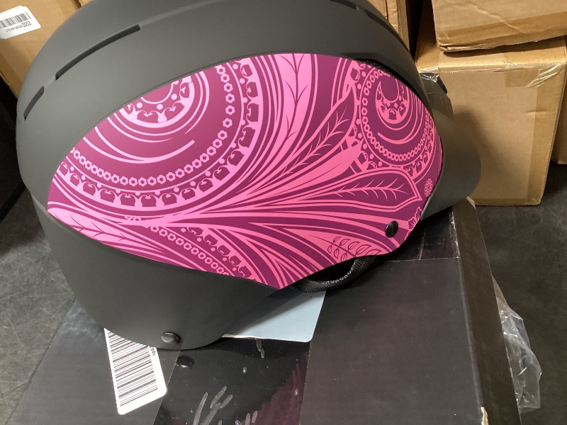 Photo 1 of Troxel Spirit Full Coverage Horse Riding Helmet, Low-Profile Adjustable Design, Safety Horseback Riding Gear, Small (6-1/2 - 6-7/8), Purple Boho