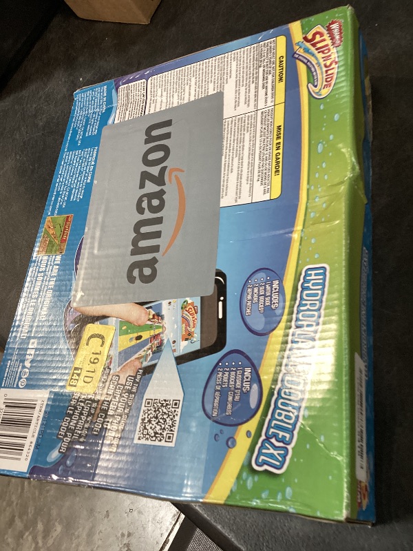 Photo 1 of Wham-O Slip N Slide 18ft Double Lanes Water Slides with Splash Pool Area and 2 Bodyboards, Extra-Long Backyard Slides for Summer Outdoor Water Parties Activities
