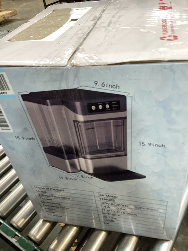 Photo 1 of Ice Maker Nugget 44Lbs/24H with Self-Cleaning, 3L+1.2L Dual Water Tanks