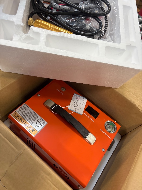 Photo 1 of GOYOJO PCP Air Compressor, Max 4500 PSI / 300 Bar, Fast Fill for Airguns or Paintball Tank, Auto Shut-Off, Dual Power Car 12V DC or Home 120V AC, Built-in Cooling Fan, 300W Portable Pcp Pump