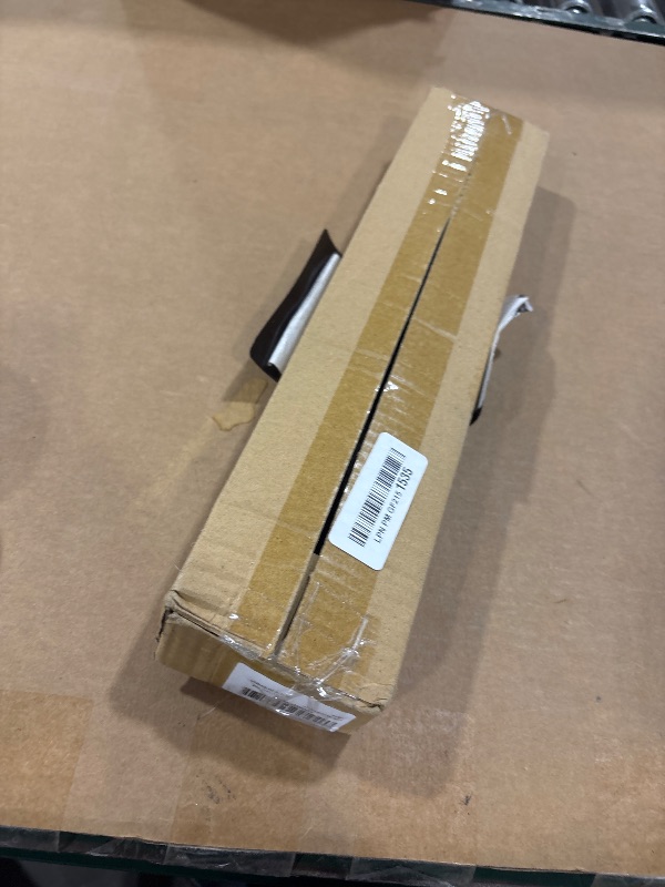 Photo 1 of GXOACKJ Curtain Rods for windows 48 to 84-93 inch, 5/8 inch Decorative Brown Splicing Heavy Duty Metal Curtain Rod set with Brackets
