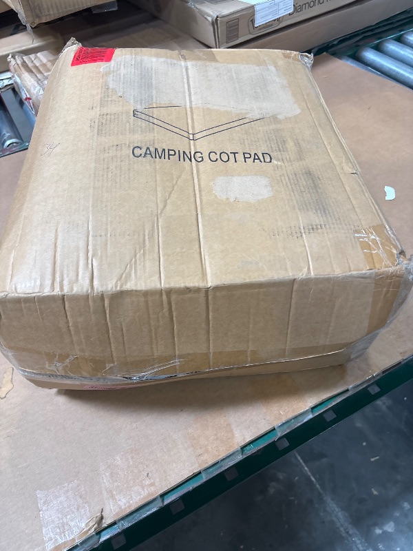 Photo 1 of CYMULA Camping Cot Pad 2 Inch Memory Foam, Camping Pad for Folding Cot and Foldable Cot, Portable Roll Up Camp Gear for Car Camping Travel Tent, Non-Slip Waterproof Bottom, Removable Cover, Pad Only