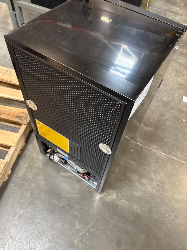 Photo 1 of Mainstays 3.2 cu ft 2-Door Compact Refrigerator with Freezer, Stainless-Steel Look, Mini Fridge for Dorm, Apartment & Office