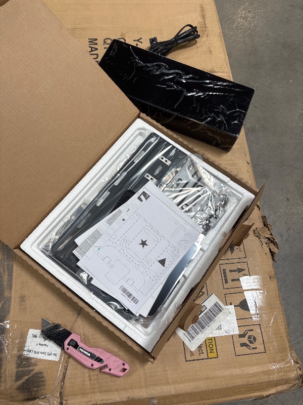 Photo 1 of **Missing connections***Samsung - 55” Class LS03FA The Frame Series QLED 4K UHD Art Mode SamsungVision AI Smart TV w/ Wall Mount (2025)