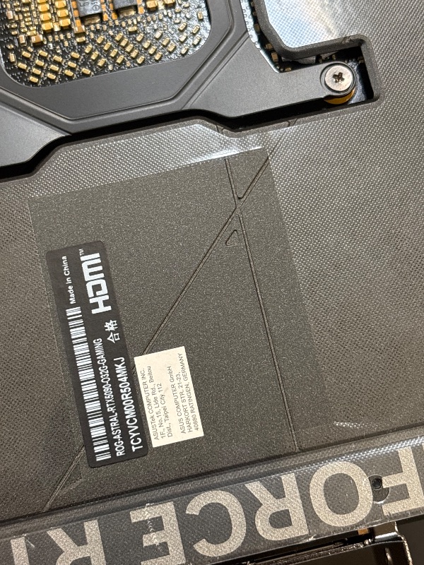 Photo 1 of ASUS ROG Astral NVIDIA GeForce RTX 5090 32GB GDDR7 BTF OC Graphics Card