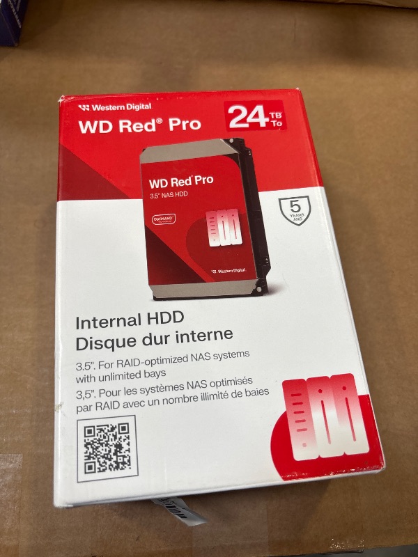 Photo 1 of Western Digital 24TB WD Red Pro NAS Internal Hard Drive