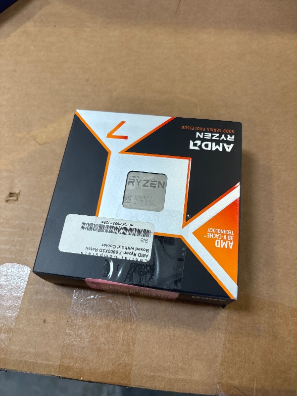 Photo 1 of AMD RYZEN 7 9800X3D 8-Core, 16-Thread Desktop Processor
