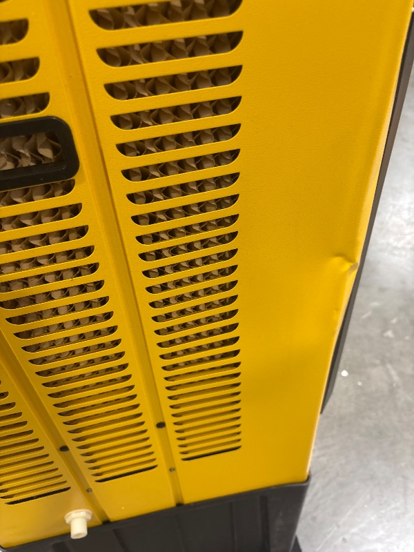 Photo 1 of **Sold as is, No return***Uthfy 8979 CFM Swamp Cooler, 55IN Evaporative Air Cooler with 36 Gal Water Tank, 3 Speeds, 120°Oscillation, 5 Ice Packs, Outdoor Garage Air Conditioner for Patio, Yard, Factory