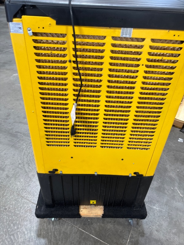 Photo 1 of **Sold as is, No return***Uthfy 8979 CFM Swamp Cooler, 55IN Evaporative Air Cooler with 36 Gal Water Tank, 3 Speeds, 120°Oscillation, 5 Ice Packs, Outdoor Garage Air Conditioner for Patio, Yard, Factory