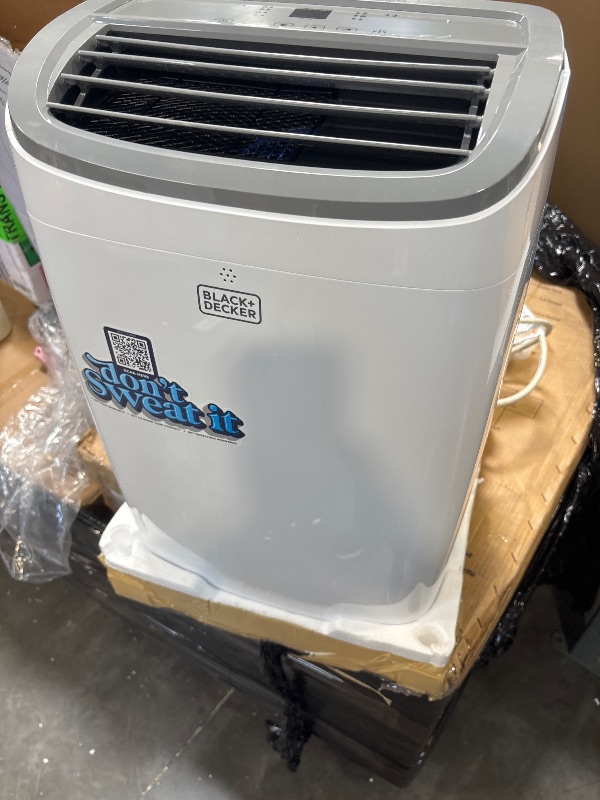 Photo 1 of BLACK+DECKER Portable Air Conditioner, 9,000 BTU, BPACT08WT, White