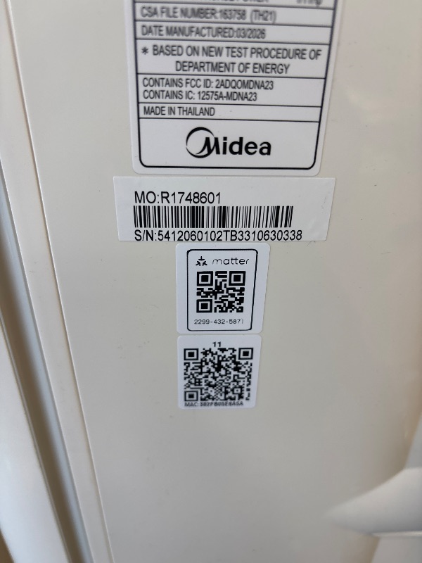 Photo 1 of Midea 14,000 BTU Dual Hose Portable Air Conditioner, Inverter, 2026 NEW