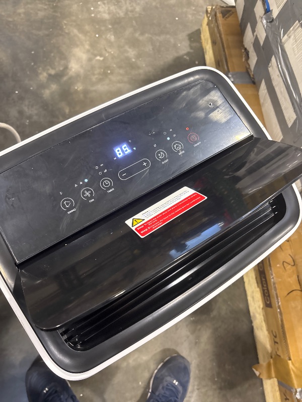 Photo 1 of 14,000 BTU Portable Air Conditioner, 4-IN-1 Portable AC Unit for Large Rooms Up to 750 Sq. Ft. with Cooling, Dehumidifier, Fan, Sleep, Auto Swing, LED Display, 24H Timer, Remote & Installation Kits