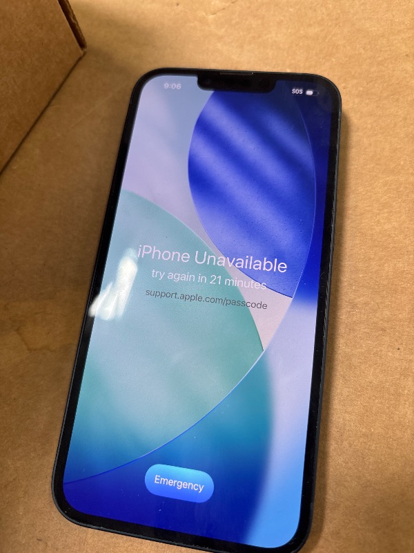 Photo 1 of **Phone is Lock**Apple iPhone 13, 128GB, Midnight