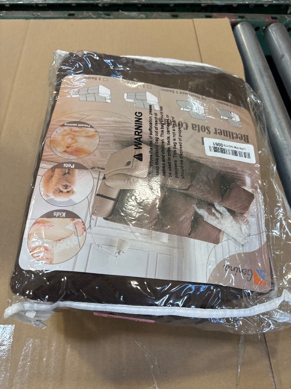Photo 1 of KinCam Waterproof Recliner Chair Cover 30" Chocolate