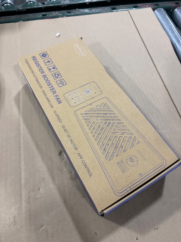Photo 1 of PChero Register Booster Fan 4 x 10, 160 CFM Smart HVAC Vent Fan