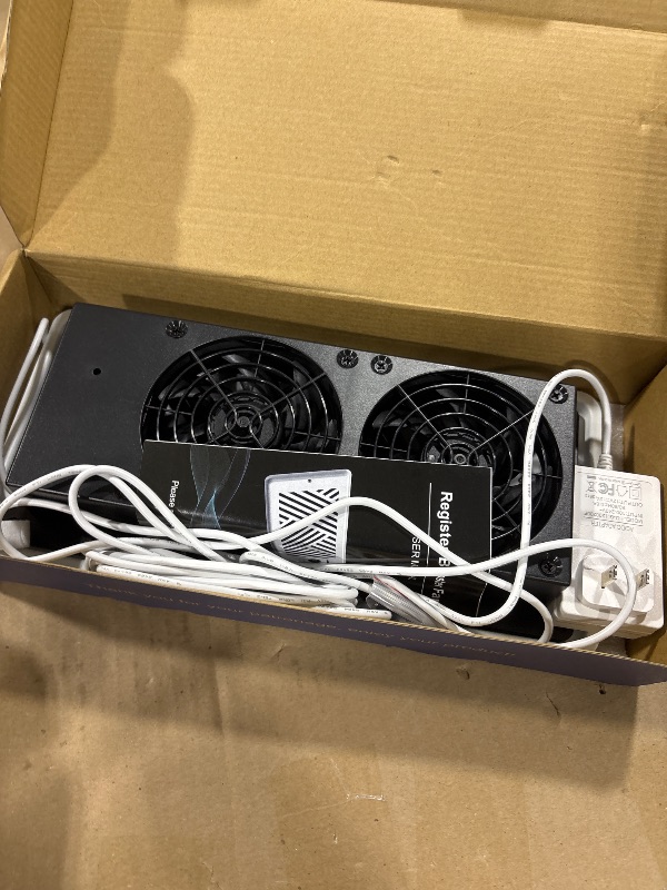 Photo 1 of PChero Register Booster Fan 4 x 10, 160 CFM Smart HVAC Vent Fan