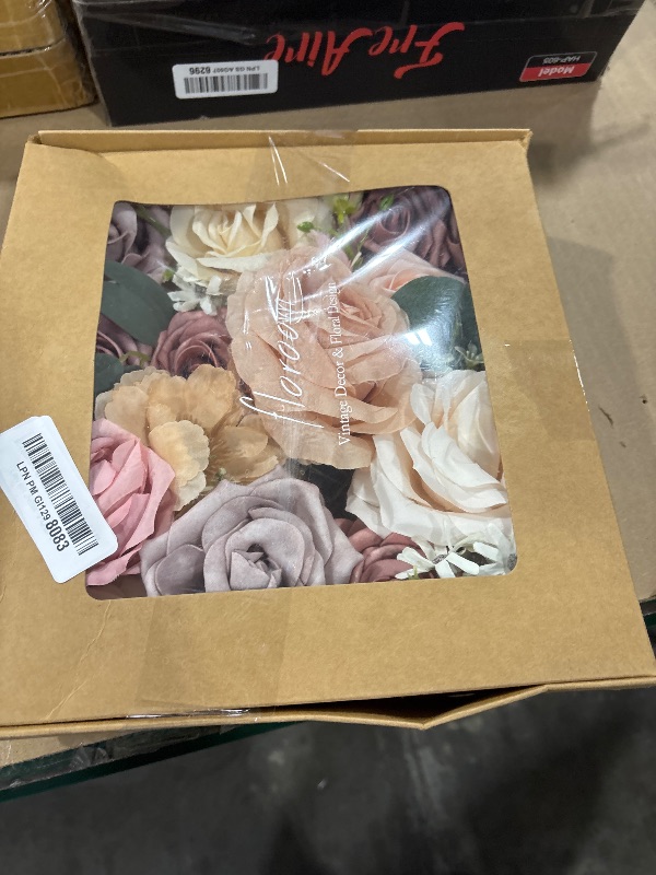 Photo 1 of Floroom Artificial Flowers - Dusty Rose Peonies & Roses Combo Set