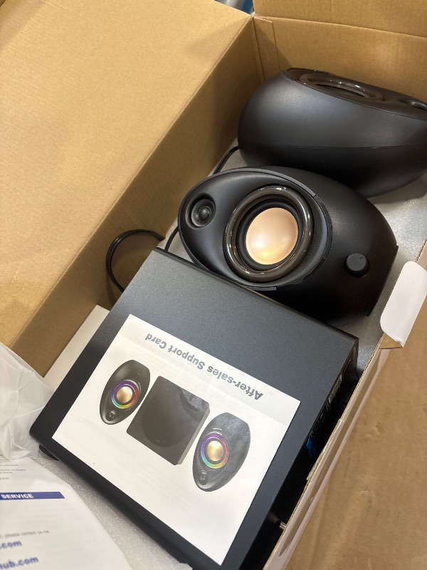 Photo 1 of Bluedee 2.1 Computer Speakers with Subwoofer, 80W Peak Power