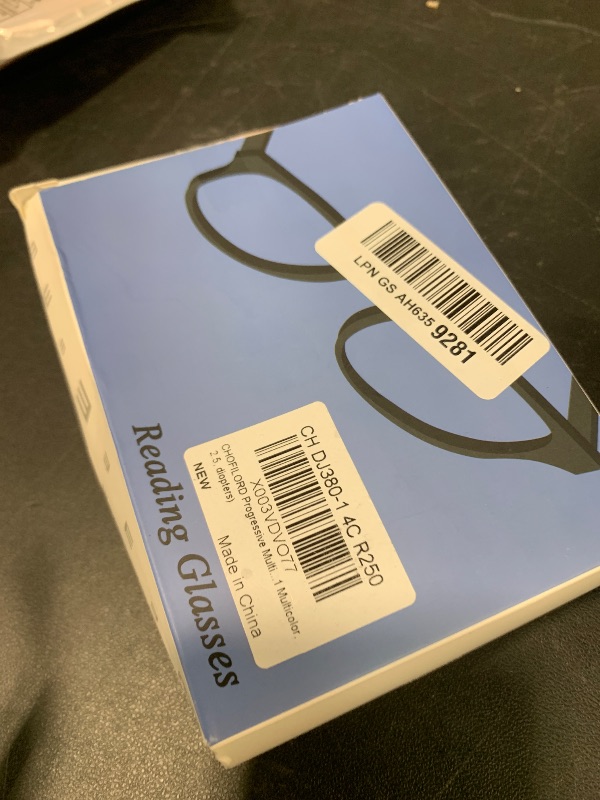 Photo 1 of CHOFILORD Progressive Multifocus Reading Glasses for Women Men Blue Light Blocking Computer No Line Multifocal Readers (A1 Multicolor, 2.5, Diopters)